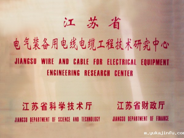江苏省电气装备用电线电缆工程技术研究中心