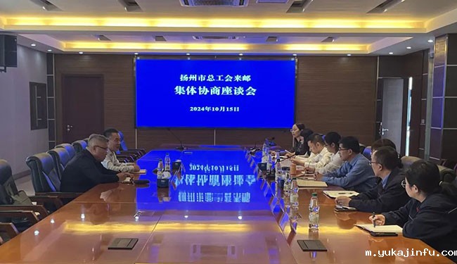 扬州市总工会副主席杨浩一行来公司调研